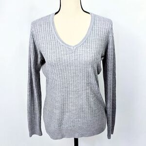 Luxe 360 Designer Originals Cableknit Sweater